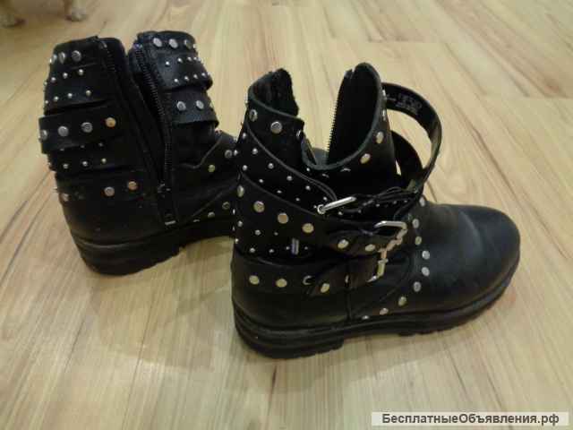 Ботинки кожаные для ДЕВОЧКИ р.35