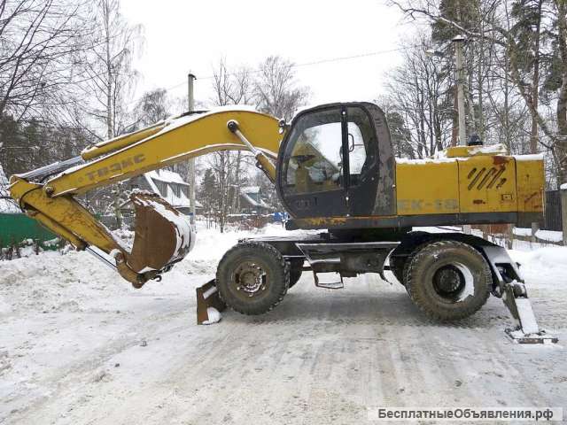 Колесный экскаватор ЕК-18, 1500 м/ч, гарантия