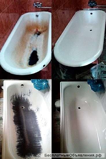 Реставрация ванн жидким акрилом