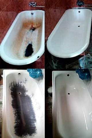 Реставрация ванн жидким акрилом