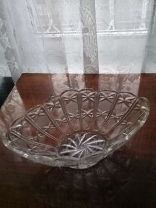 Ваза для фруктов хрусталь