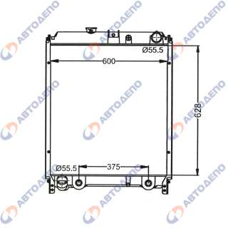 HINO Радиатор охлаждения двигателя