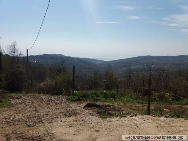 Зем.участок видом море горы