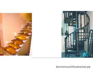 Деревянные лестницы на заказ в Раменском