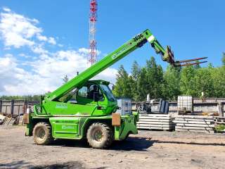 Merlo Roto 38.16 б/у телескопический погрузчик 16 м (ковш, люлька, вилы)