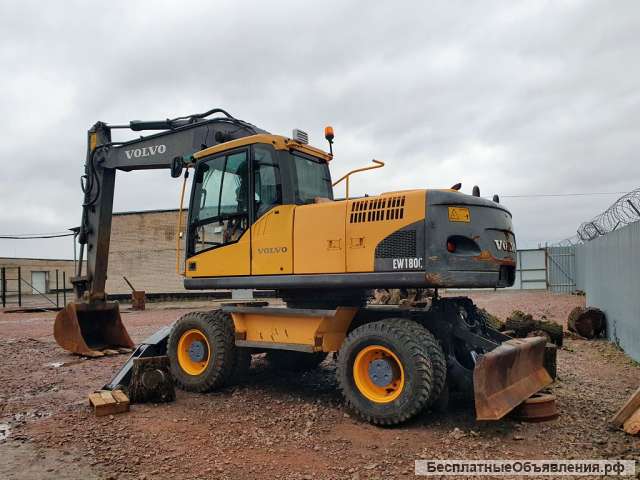 Volvo EW180C б/у экскаватор колёсный