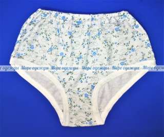Трусы женские из хлопка в цветочек