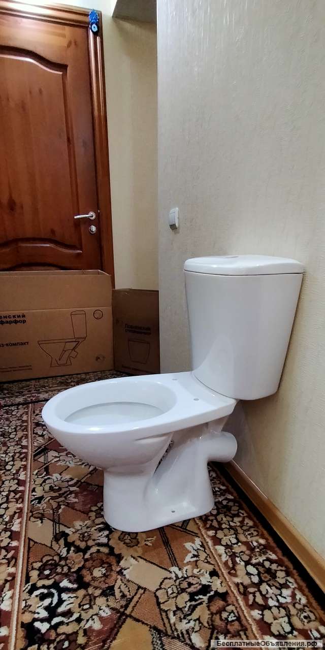 Унитаз с бачком новый напольный