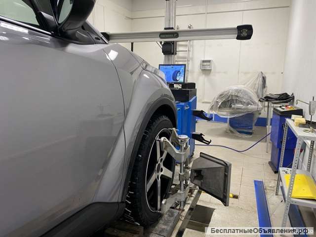 Сход-развал 3D, регулировка углов развал схождения