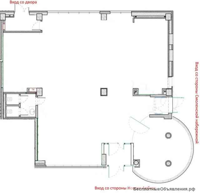 Аренда офиса 200м2 Новый Арбат 27