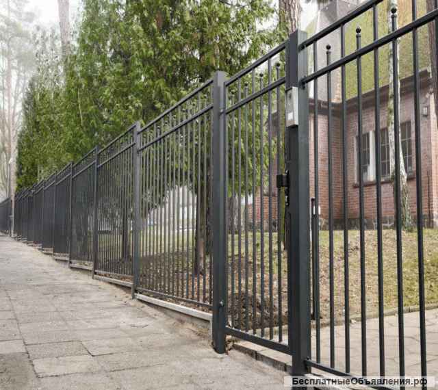 Заборы и ограждения, в полимерной окраске