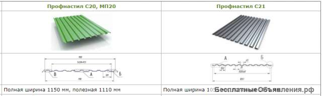 Профнастил для забора
