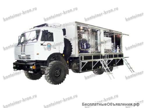 Кузов-контейнер для дегазации на шасси