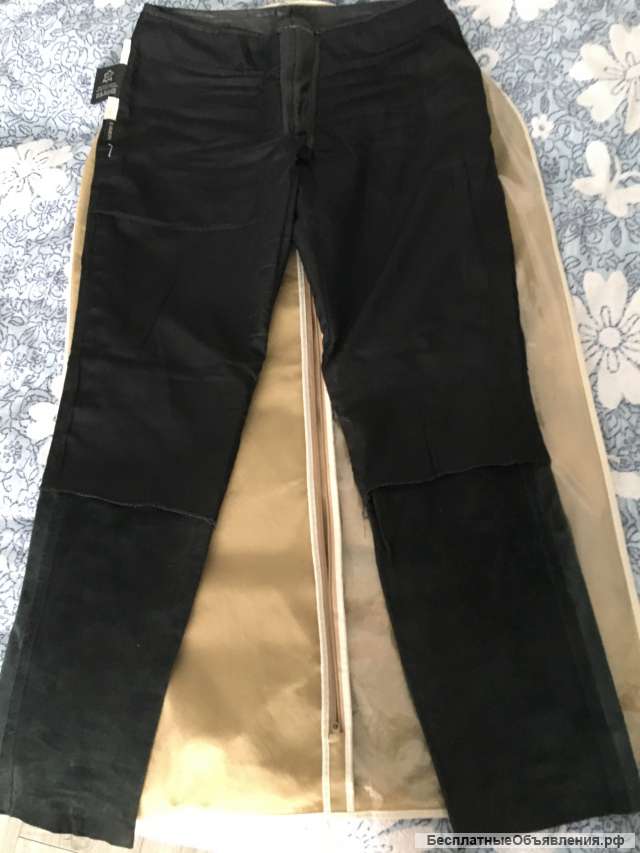 Штаны женские из кожи натуральной