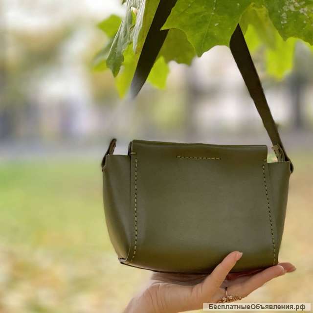Женская сумка из натуральной кожи легкая