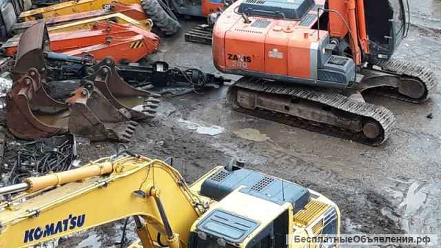 Экскаватор Хитачи Hitachi JCB Case бу двигатель Isuzu продажа выкуп запчасти ремонт