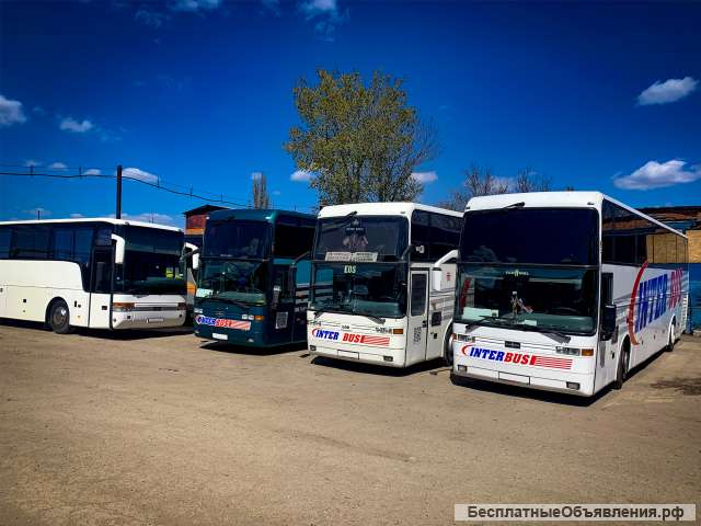 Билеты на автобус в Крым по маршруту Стаханов-Ялта «Интербус»