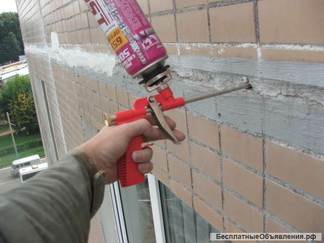 Услуги промышленных альпинистов. Герметизация швов