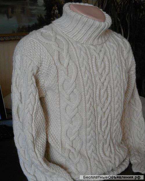 Нужен теплый свитер ручной работы