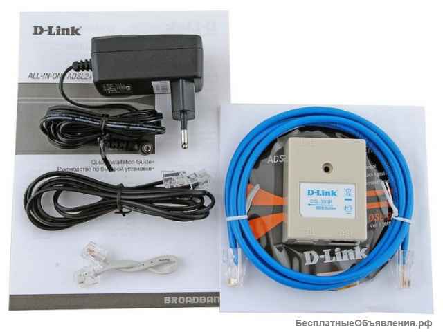Модем ADSL D-Link модель DSL-2500U