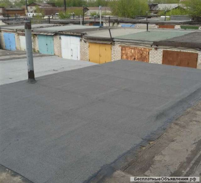 Кровля гаражей, балкон