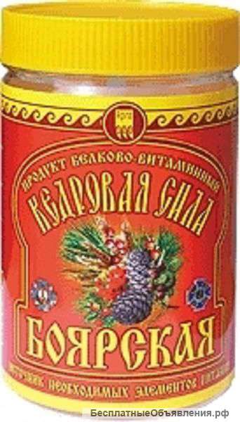 Кедровая сила «Боярская», белково-витаминный коктейль