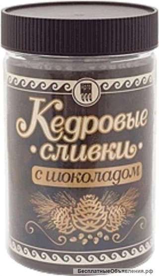 Кедровые сливки с шоколадом, продукт белково-витаминный