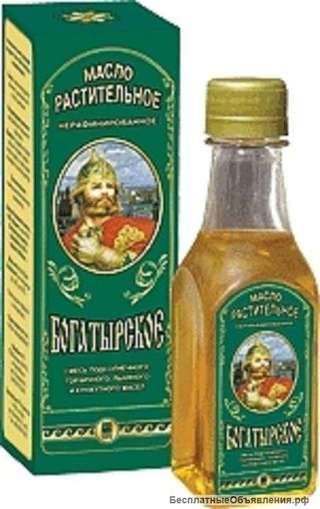 Масло салатное «Богатырское»