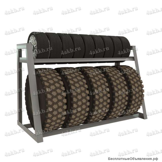 Металлический стеллаж для хранения шин 05.Э.078.32