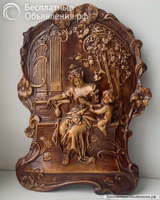 Винтаж СССР: панно «Мадонна с младенцем»