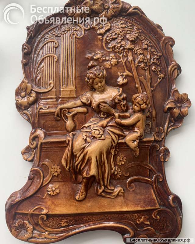 Винтаж СССР: панно «Мадонна с младенцем»