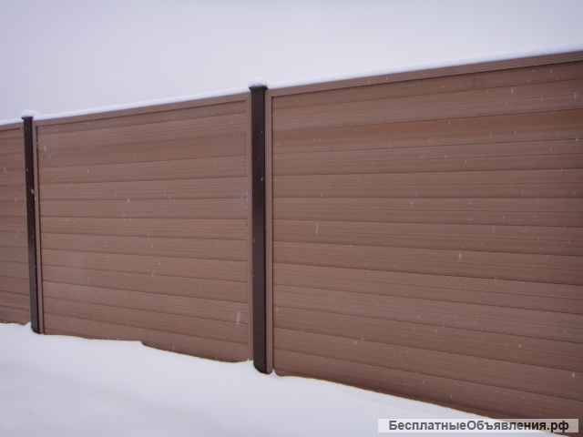ДПК заборная доска, штакетник, забор