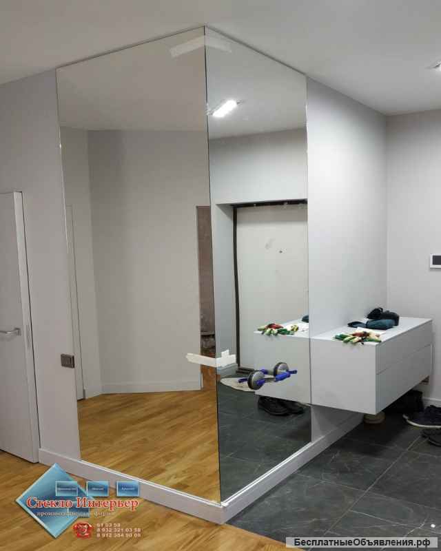 Изготовление и установка зеркал по вашим размерам