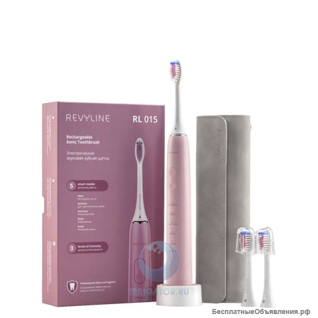 Новая зубная щетка Revyline RL 015 Pink