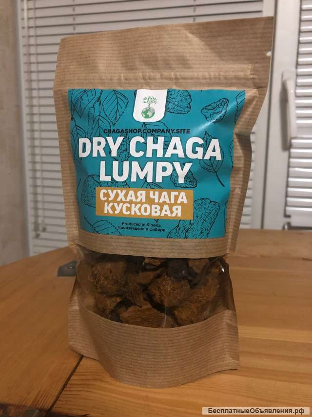 Чага березовая кусковая