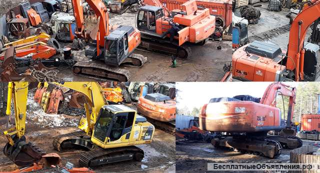 Боковые крышки дверцы на экскаватор Хитачи бу hitachi jcb разборка