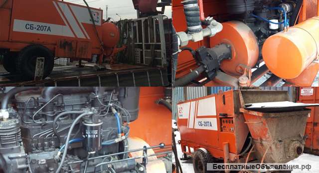 Бетононасос бу стационарный СБ-207А