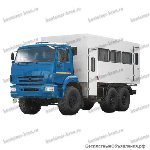 Вахтовый автобус на шасси КАМАЗ 5350 К