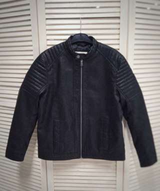 Кожаная куртка мужская новая