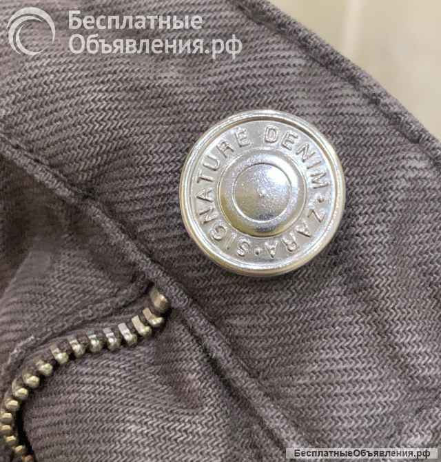 Джинсы ZARA серые мужские
