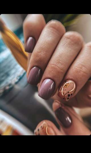 Маникюр с покрытием