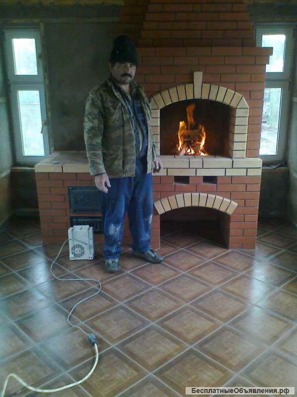 Кладка барбекю,печей, каминов из кирпича