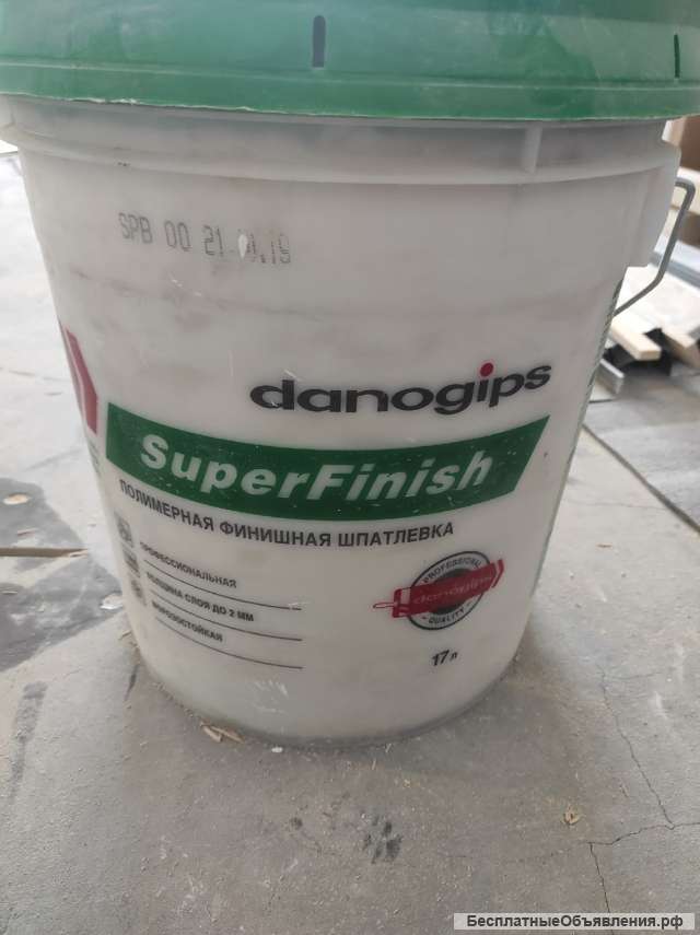 Полимерная финишная шпатлёвка