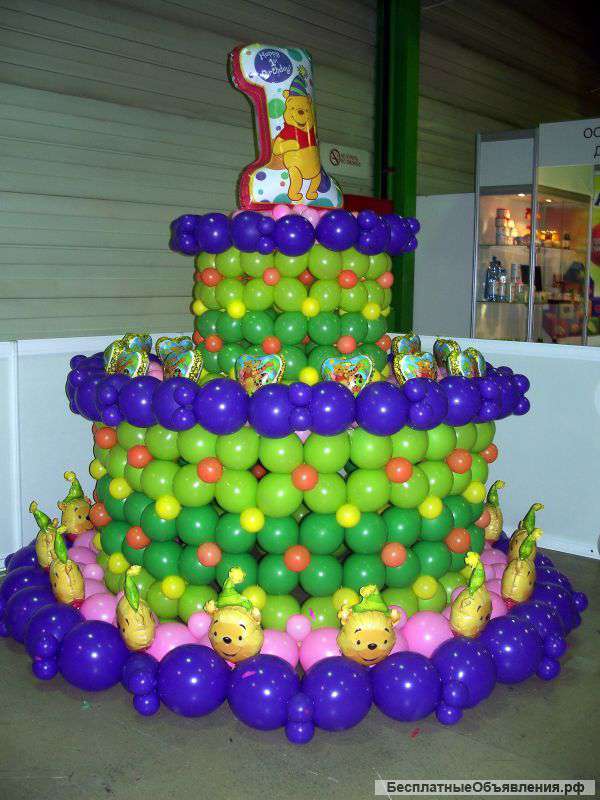 Украшение шарами свадьбы новый год, корпоративы