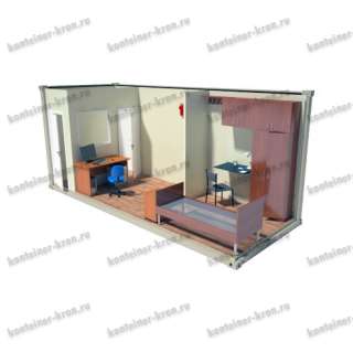 Мобильный контрольно-пропускной пункт в кузове-контейнере (МКПП)