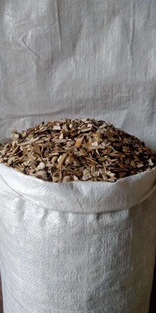 Щепа из лиственных пород дерева