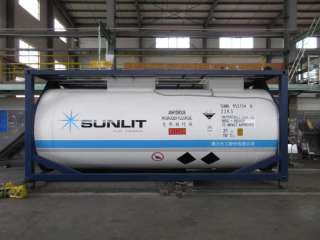 Танк-контейнер 21м3 тип Т20 для водорода фтористого безводного ООН1052, новый