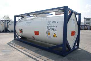 Танк-контейнер тип Т14 объём 25м3 для перевозки и хранения серной, азотной кислоты, новый