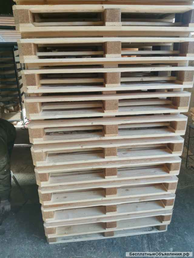 Поддоны сухие 1000*1200 с фитосанитарной обработкой