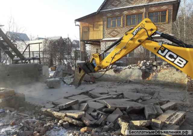 Слом, снос, демонтаж любой сложности